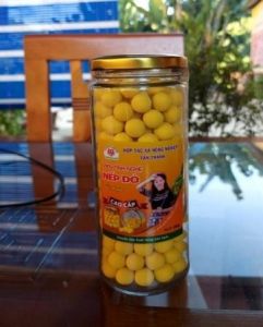 Viên tinh nghệ nếp đỏ mật ong rừng Bắc Kạn 200gr