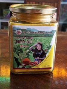 Tinh bột nghệ nếp đỏ Bắc Kạn 200gr